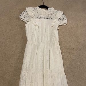 White lace dress sz xs